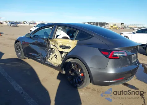 2021 Tesla Model 3 Performance Dual Motor All-Wheel Drive z USA, uszkodzony, nr VIN 5YJ3E1EC4MF988480